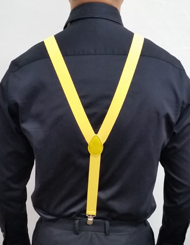 Suspenders in Yellow